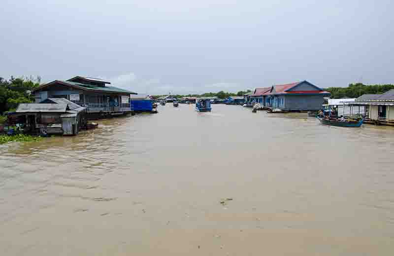 02 - Camboya - lago Tonle Sap y pueblo flotante de Chung Knearn